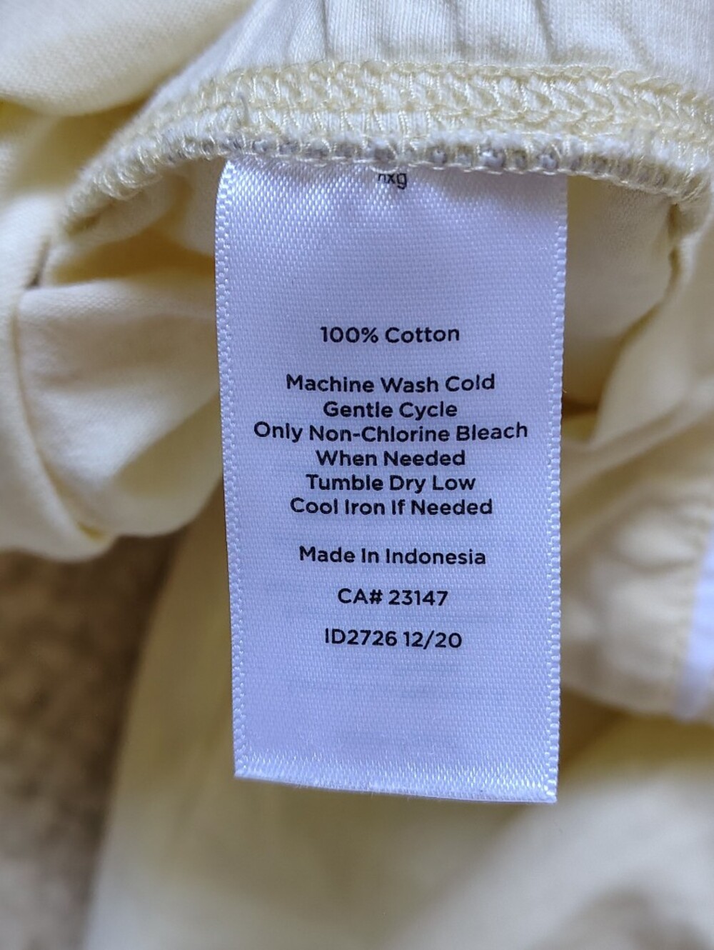 Haven Well Within Women's Large 100% Cotton Yellow Lounge Shorts - Picture 5 of 7